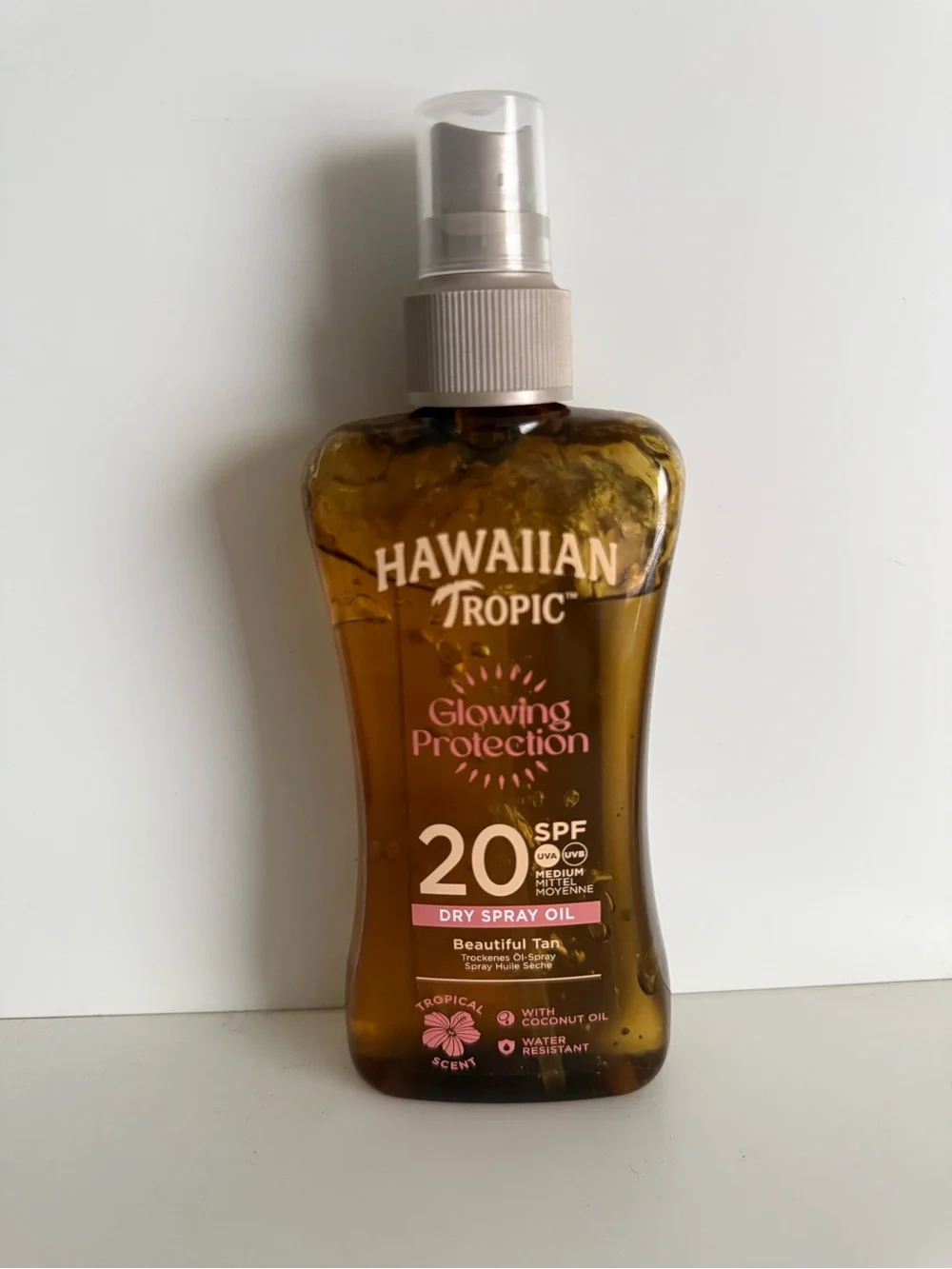 Hawaiian Tropic Glowing Protection SPF 20 Dry Oil Gel — Brown